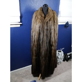 Gorgeous RARE Fisher Sable Full Length Swing CAPE! Cloak Fur Coat