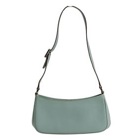 GUCCI baguette shoulder bag in powder blue GG leather