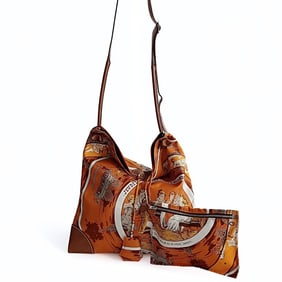 HERMES Silk City shoulder bag