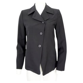 Hermès Navy 4-button Wool Jacket