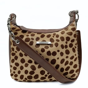 YVES SAINT LAURENT vintage shoulder bag in spotted pony skin