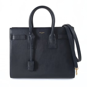 SAINT LAURENT Sac de Jour Small shoulder bag in blue leather