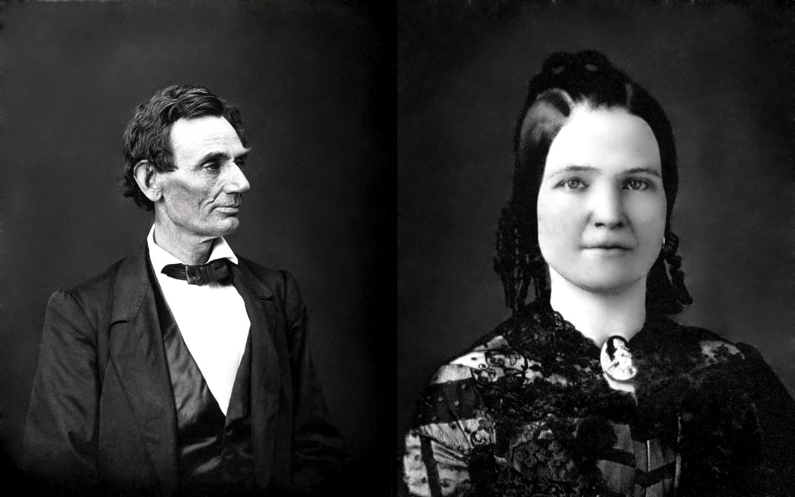 2 LOTS FOR 1, PRESIDENT ABRAHAM LINCOLN -PLUS- 1ST LADY, MARY TODD LINCOLN (1 of 3)