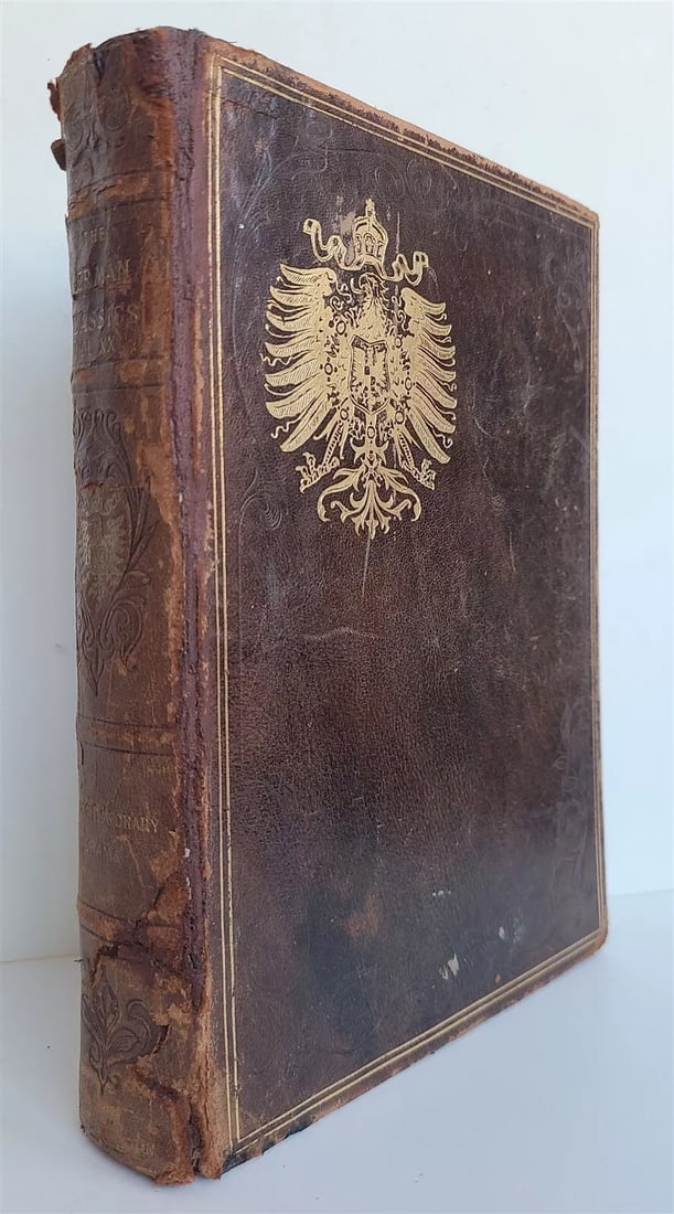 1914 BOOK SHAPE BOX SAFE CONTAINER GERMAN LITERATURE CLASSICS antique (1 of 6)