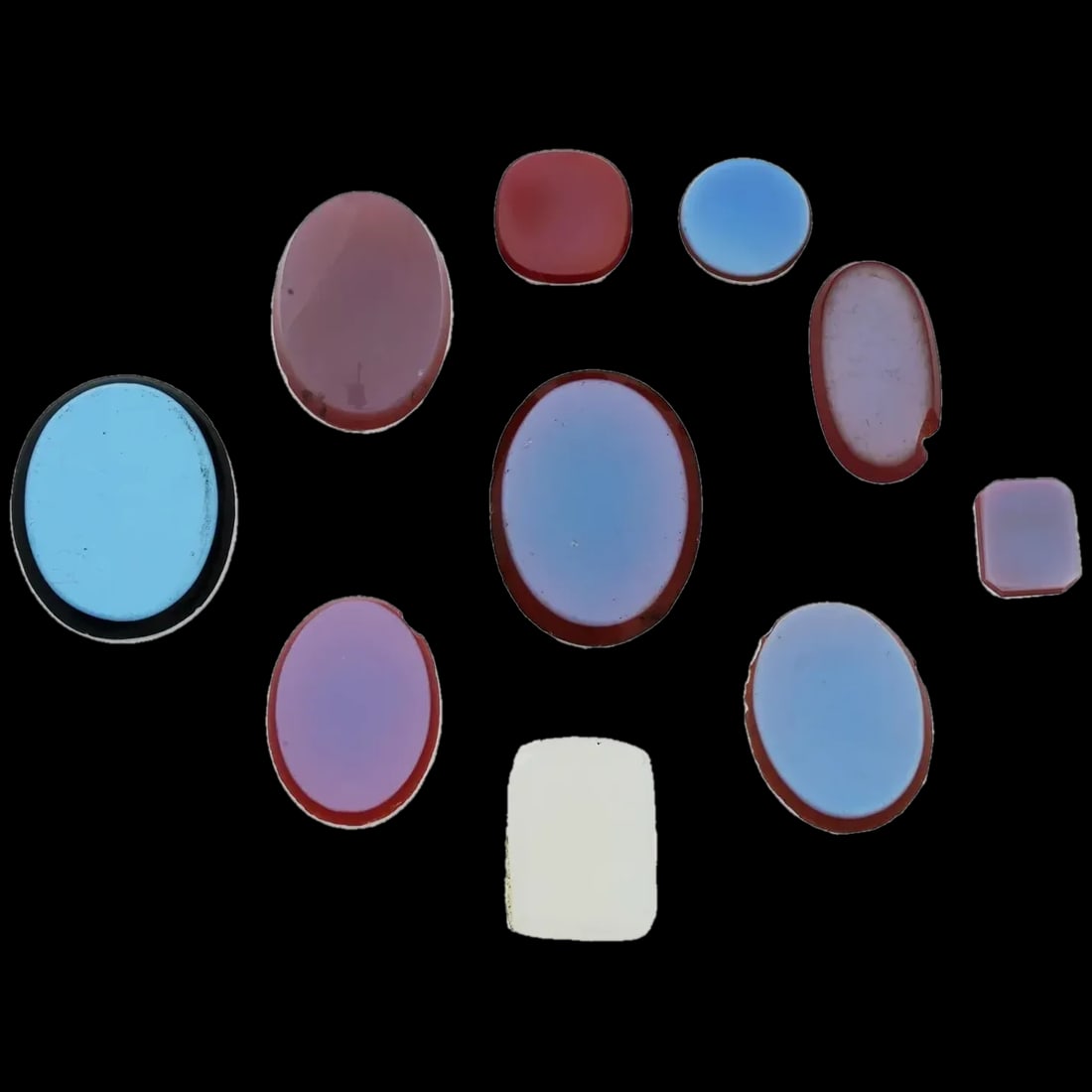 Collection Of Victorian Manner Carved Agate Intaglios (1 of 4)