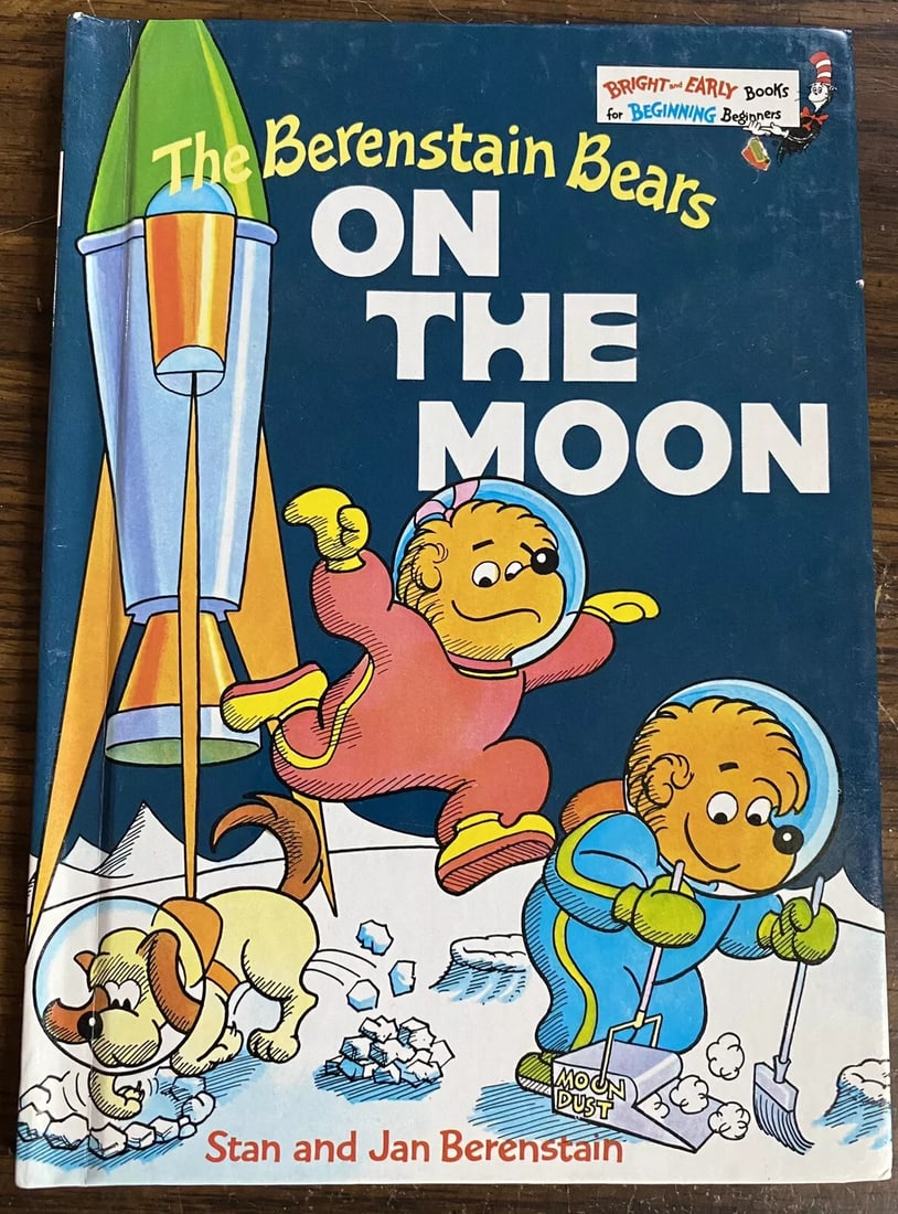 VTG 1985 The Berenstain Bears On The Moon HC 1st Ed. Stan & Jan Berenstain VG (1 of 11)