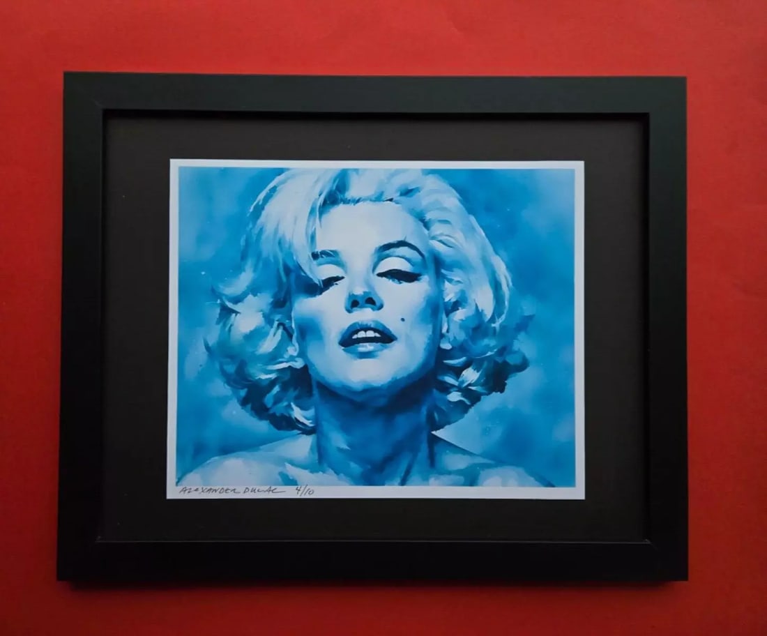 ALEXANDER DULAC | MARILYN MONROE Hand Signed Authentic Print Edition of 10 COA (1 of 5)