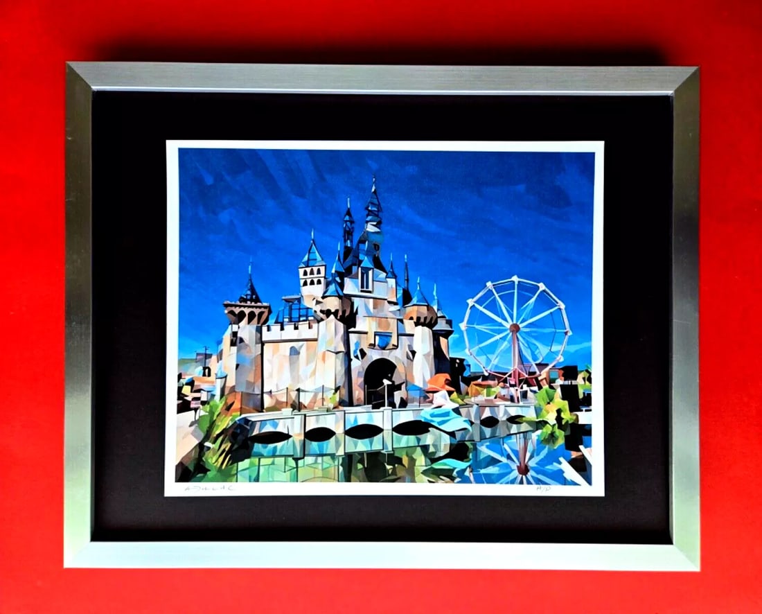 ALEXANDER DULAC | DISMALAND OF BANKSY Hand Signed Authentic Print Ed of 10 | COA: My art is a celebration of the grandeur and splendor of the 21st century. Through my portraits, I seek to immortalize those who not only define but also inspire aspiration and luxury in our contempora