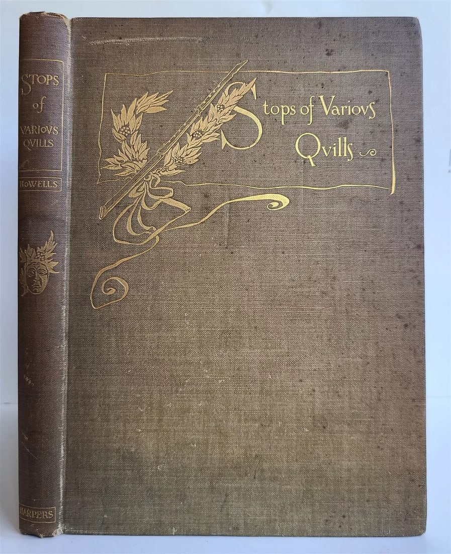 1895 STOPS of VARIOUS QUILLS by W.D. HOWELLS antique ILLUSTRATED by HOWARD PYLE (1 of 19)