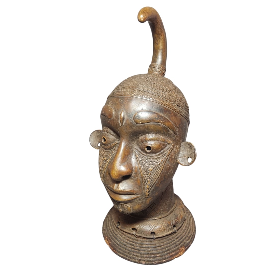 Benin Head Bronze (1 of 7)