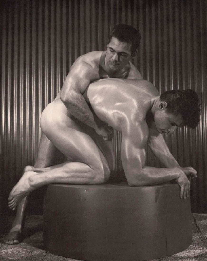 BRUCE OF LA  - Two men, 1954 (1 of 1)