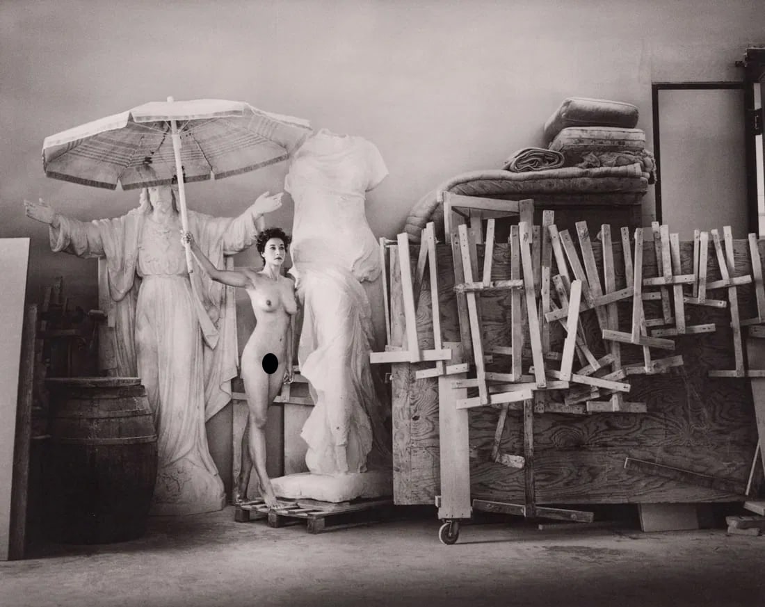 MARC LAGRANGE - Protection: Artist: MARC LAGRANGE Print Title: Protection Printing Date: 2010s Medium: Photo-lithograph Printed in: Italy Image Size: approx. 7.5 x 9.5” Marc Lagrange (1957-2015) was a Belgian photographer