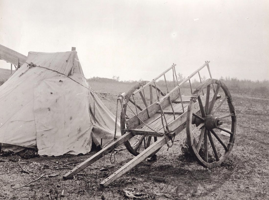 WILLIAM NOTMAN - Red River Cart, Saskatchewan, c.1889 (1 of 1)