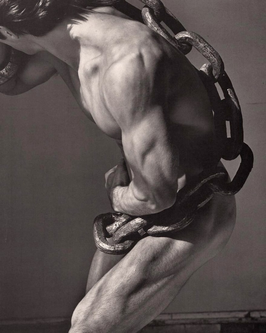 HERB RITTS - Male with Chains, 1985 (1 of 1)