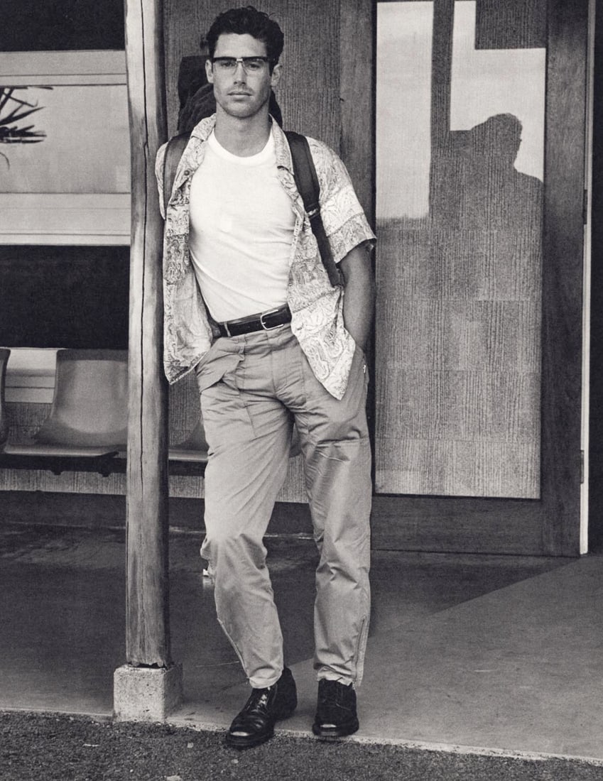 BRUCE WEBER - Male Figure: Artist: BRUCE WEBER Print Title: Male Figure Medium: Sheet-fed Gravure Edition limited to 5000 Printing Date: 1990's Printed in Japan Image Size approx: 13 X 9.5 inches Bruce Weber is an American fash