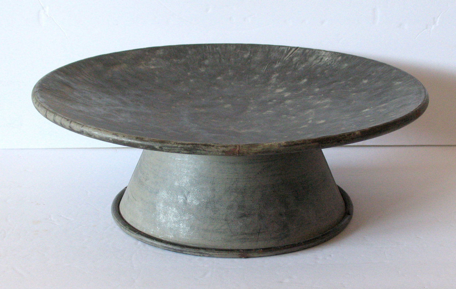 Antique country store tin display compote. (1 of 1)