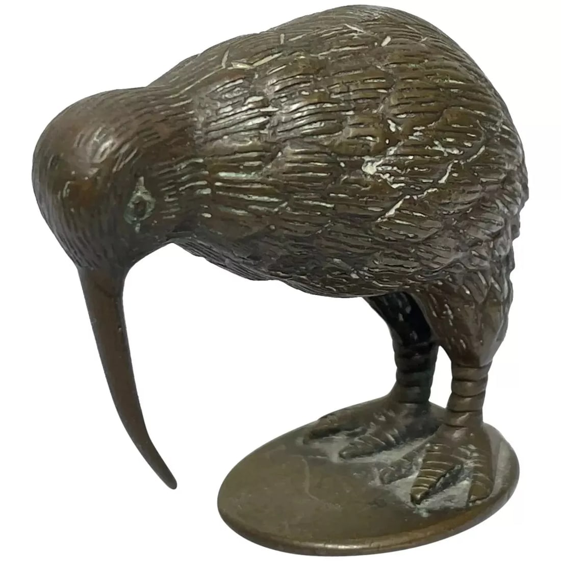 Rare Miniature Collectible Antique Austrian Bronze Kiwi Bird Sculpture (1 of 1)