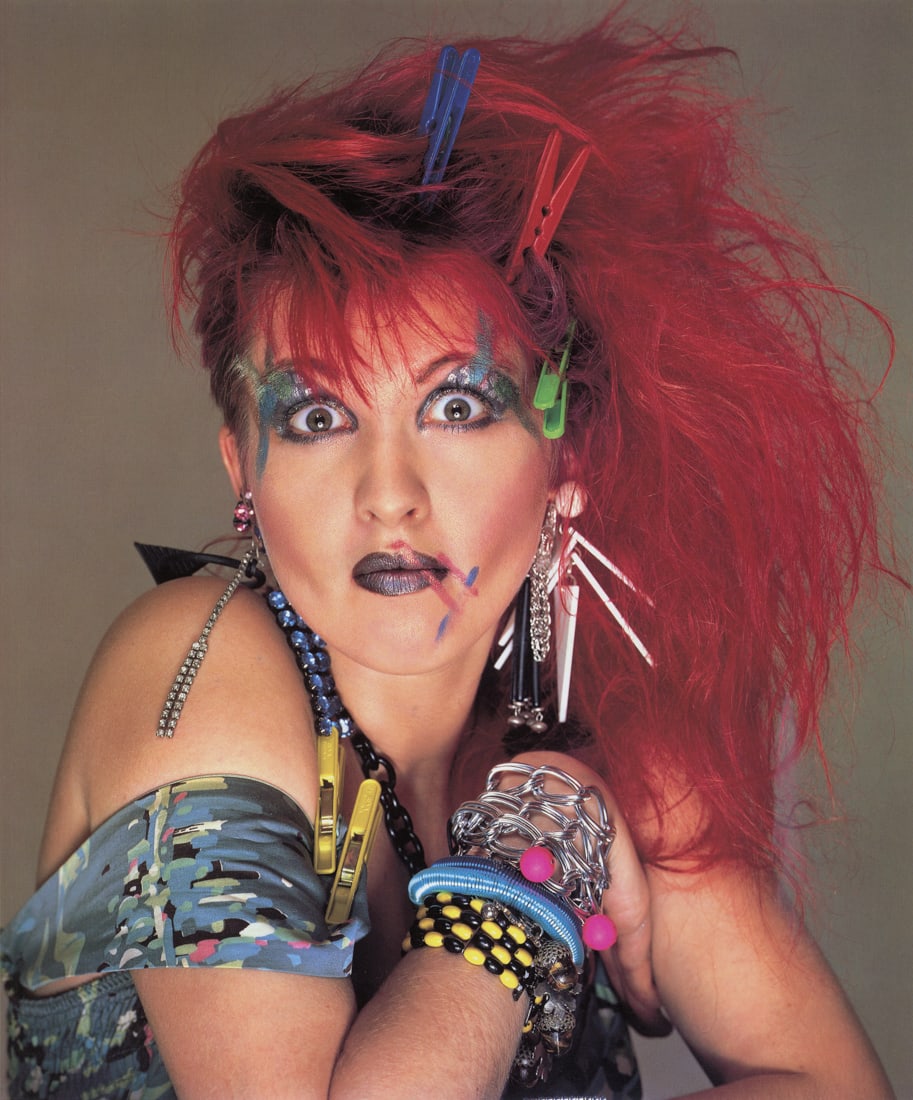 RICHARD AVEDON - Cyndi Lauper, 1984: Artist: Richard Avedon Title: Cyndi Lauper, 1984 Medium: Photo Litho, 1993, Hong Kong Dimensions: 9.3x11.25" Description: Heat Wax Mounted on 11x14" Conservation Board Artist Bio: Richard Avedon was a