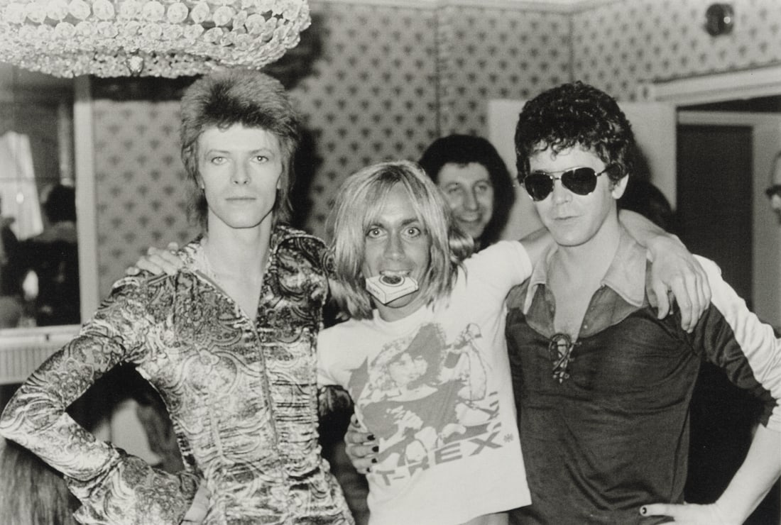MICK ROCK - David Bowie, Iggy Pop, Lou Reed, 1972 (1 of 1)