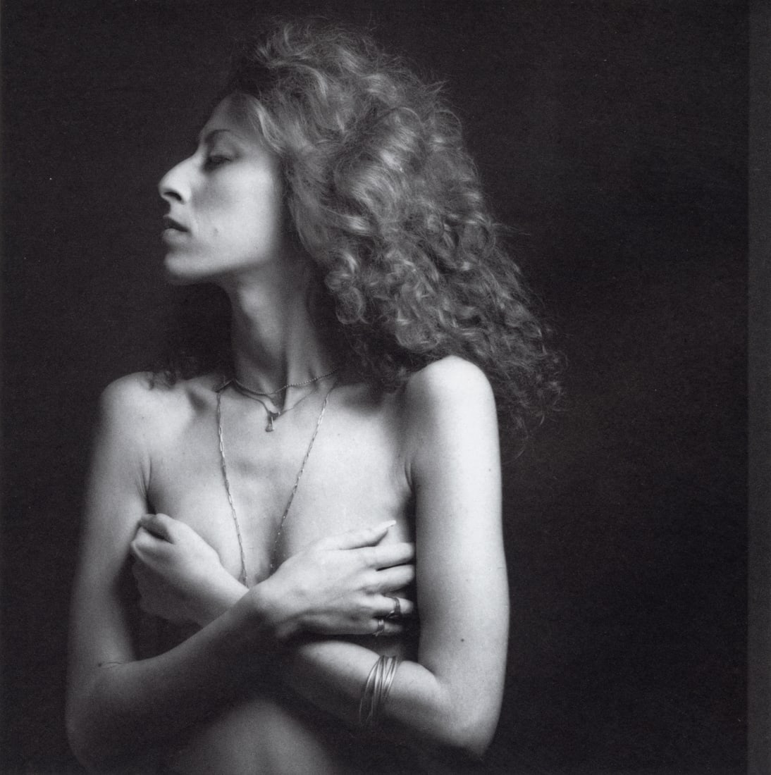 ROBERT MAPPLETHORPE - Jennifer Jacobson, 1980: Artist: Robert Mapplethorpe Title: Jennifer Jacobson, 1980 Medium: Photo Litho, 1981, USA Dimensions: 7.1x7.15" Description: Heat Wax Mounted on 8.5x11" Conservation Board Artist Bio: Robert Mappletho