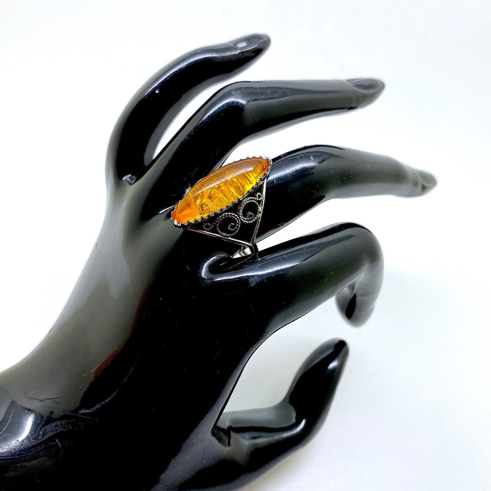 Staggering Amber Ring (1 of 5)