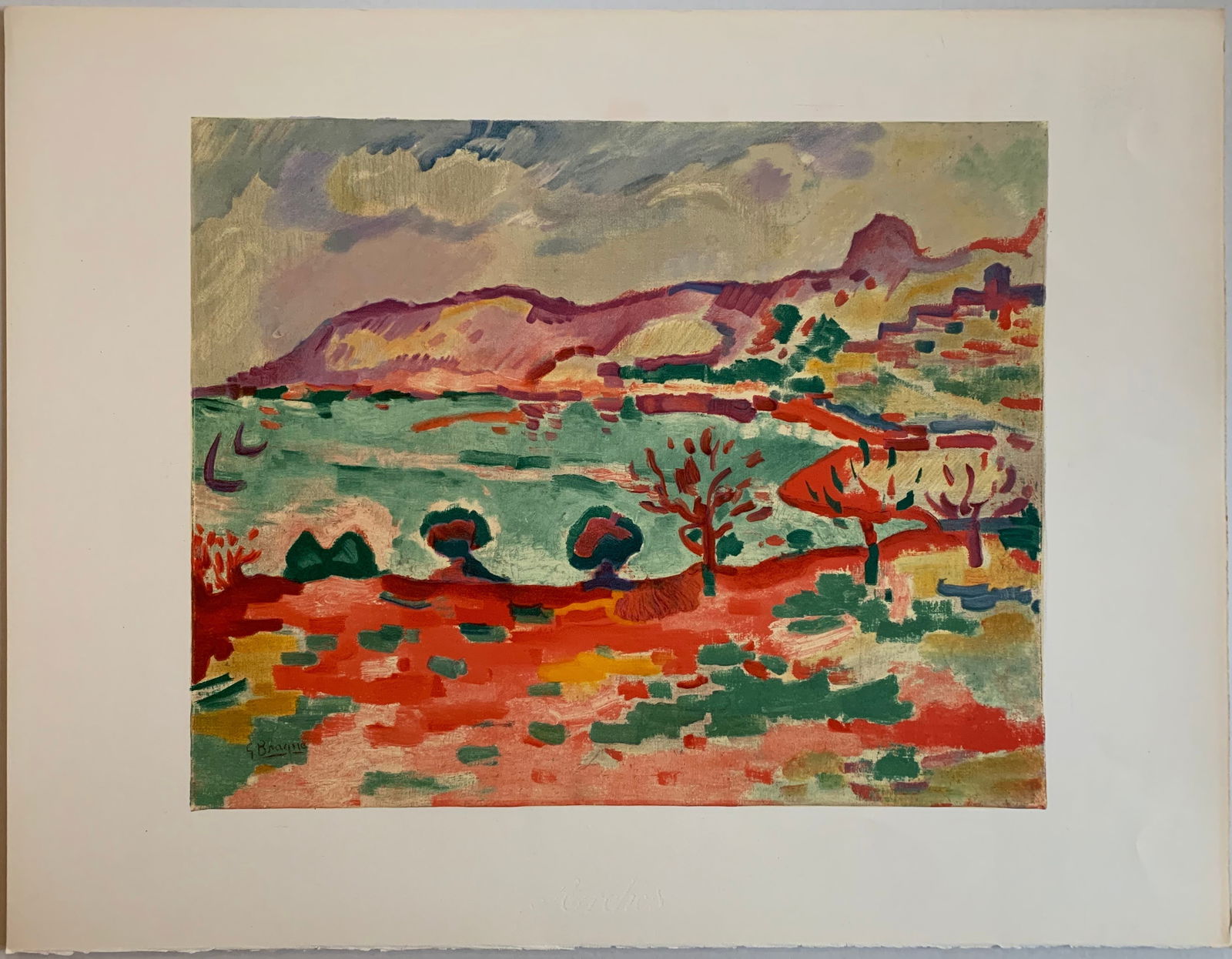 Georges Braque: Paysage a l'Estaque, 1907 (1 of 2)