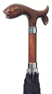 Trout Fish Head Umbrella (1 of 1)