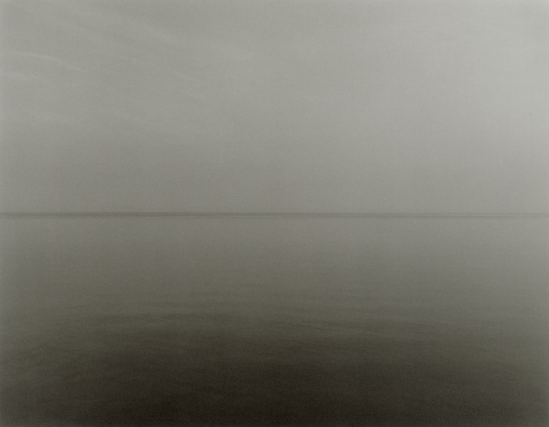 HIROSHI SUGIMOTO - Lake Michigan, Gills Rock, 1995: Artist: Hiroshi Sugimoto Title: Lake Michigan, Gills Rock, 1995 (NEG. 430) Medium/Date: Photo Litho, 2019, Italy Dimensions: 8.45x6.55" Descripition: Heat Wax Mounted on 8.5x11" Conservation Board Art