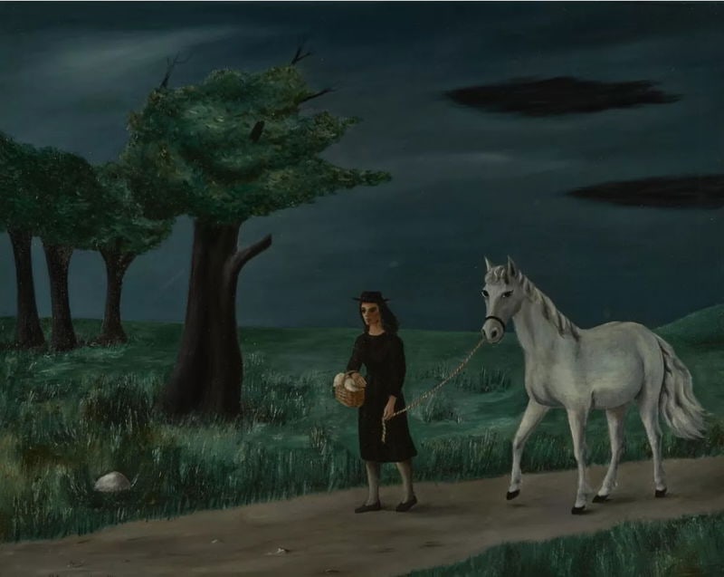 Gertrude Abercrombie, (American,1909-1977),Landscape "41 (1 of 2)