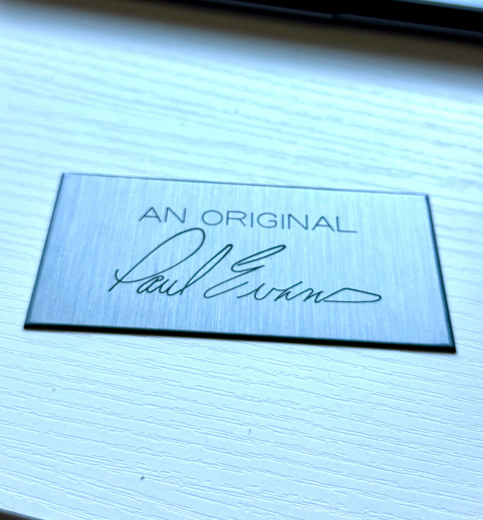 paul evans furniture Mcm Brutalist City Scape Name Tag. NEW OLD STOCK RARE (1 of 2)