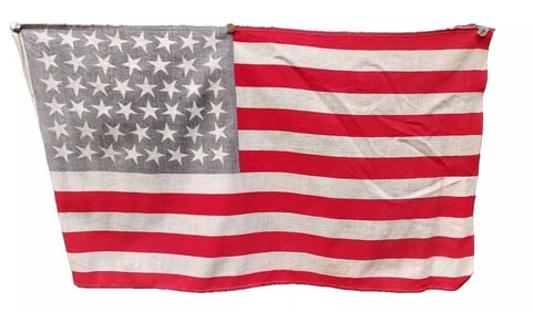 American Flag 46 Star great pattern rotating stars parade folky look