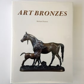 Art Bronzes Michael Forrest 1st Edition Hard Cover Dust Jacket