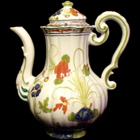 Garofano Faenza Coffee Pot Made in Italy-–Hand Painted X. IGA