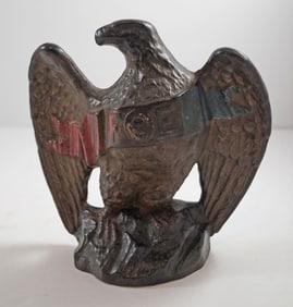 Eagle FOE Cast Iron Fraternal Lodge Doorstop