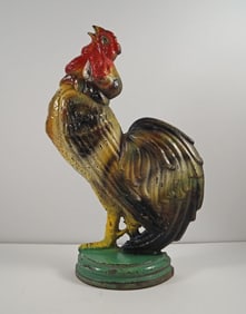 Crowing Rooster Cast Iron Littco Doorstop