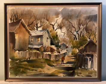 HAROLD GRETZNER (CA,MD,1902-1977) WATERCOLOR PAINTING
