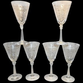 Fostoria Romance Water Goblets