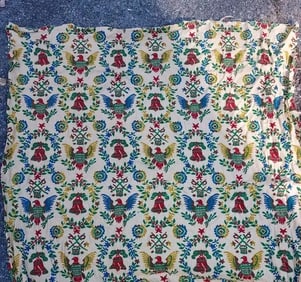 Patriotic eagle star federal liberty bell 1976 1926? one square material fabric