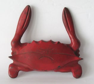 Antique cast iron Chesapeake Bay crab boot jack.