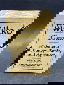 Vintage WALKO POULTRY MEDICINE WALKER REMEDY CO. WATERLOO, IOWA Veterinary