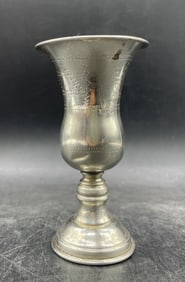 Sterling SIlver Judaica Kiddush Cup Goblet