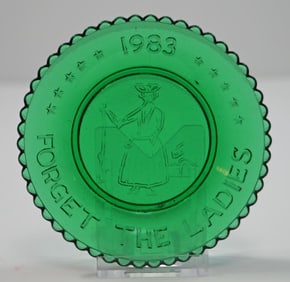 Vintage Forget the Ladies Cup Plate 1983