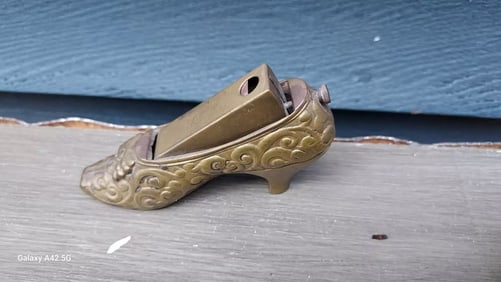 Victorian Shoe Cigar Cutter Cast Iron