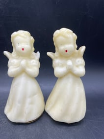Vintage Gurley Christmas Angel candles