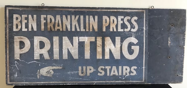 “Ben Franklin” Sign