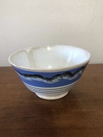 English Mochaware Mocha Earthworm Bowl