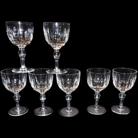 Vintage Stuart Crystal Hampshire Port Wine Glasses- Made in England