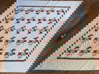 19th Century Appliqué Quilt