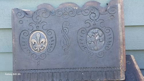 Chair Back Wood Carved carving CASPER PFIFFER