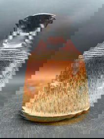 Handmade Signed Art Pottery Vessel Jug Vase